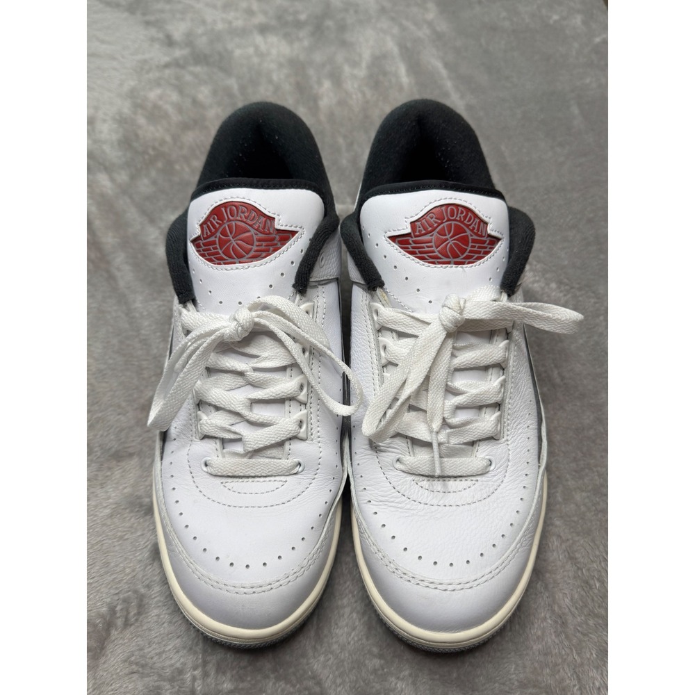 Jordan 2/3 Mens 10 White Black Metallic Silver Low Sneakers FD0383-148